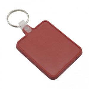 Llavero Cuadrado PVC